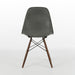 Rear view of Elephant Grey Eames Dining Side Chair