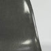Close up front view of Elephant Grey Eames DSW Dining Side Chair