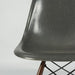Artistic front view of Elephant Grey Eames DSW Dining Side Chair