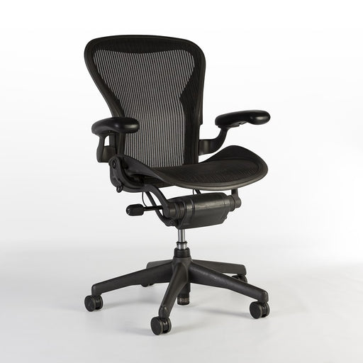 Front angled view of Aeron B office chair
