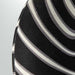 Close up view of fabric on Black and White Paulin Le Chat Lounge Chair