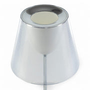 Angled front view of lampshade on smoked Starck KTribe T2 desk light