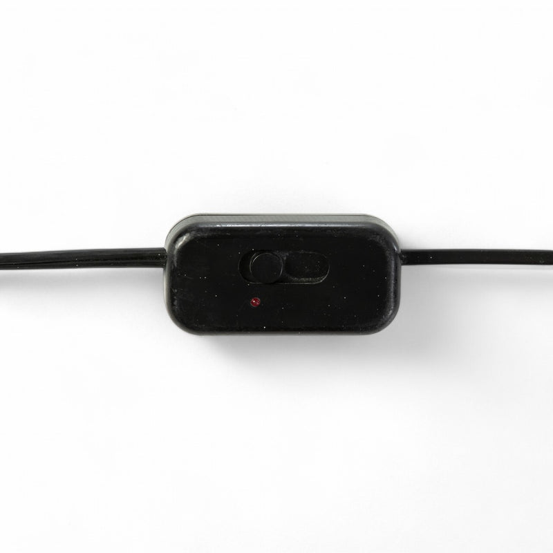 View of switch on smoked Starck KTribe T2 desk light