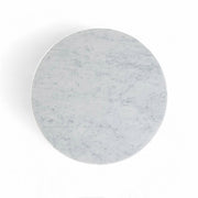 Top down view of Carrera Albino Family Side Table