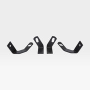 View of full set of Eames wide mount brackets, front brackets facing in