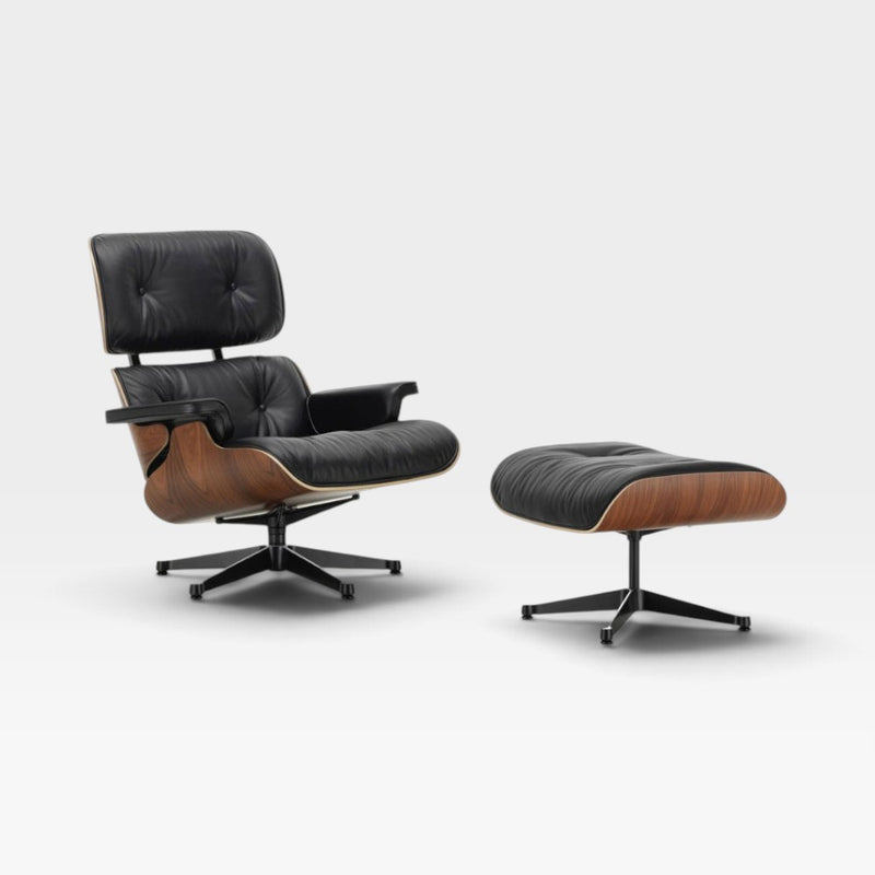 Eames Office Chairs, Tables or European Eames Lounge Chair Floor Glides - Black Large Set (5)