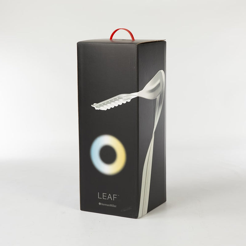 Box view of red Behars leaf lamp