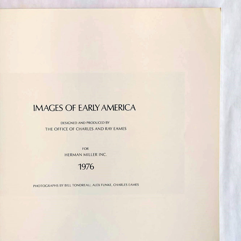 Image of front page in Images of Early America