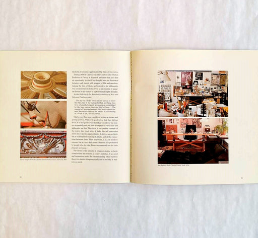 inside view of Original Vintage Charles Eames 'Connections: The Work of Charles and Ray Eames',1977